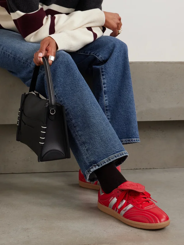 ADIDAS ORIGINALS Samba LT leather sneakers in Red, photo 2 of 2 from NET-A-PORTER (Canada)