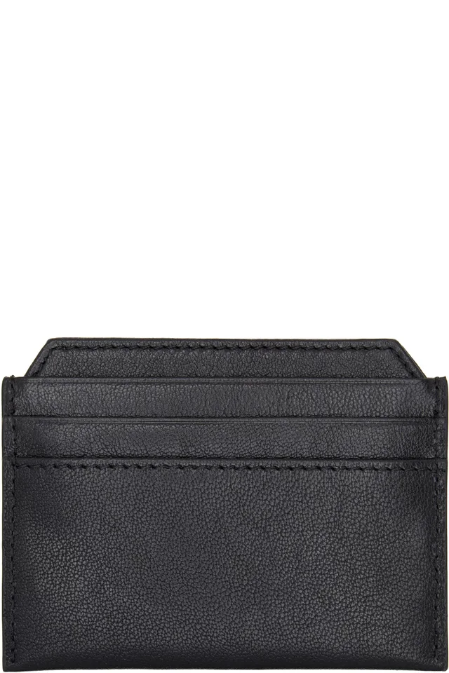 Vivienne Westwood Black Slim Card Holder, photo 2 of 2 from SSENSE