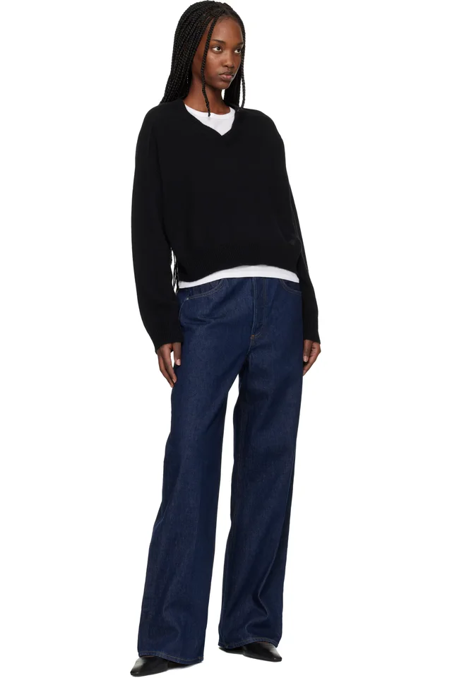Citizens of Humanity Navy Ayla Baggy Jeans, photo 4 of 4 from SSENSE