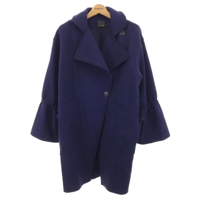 Fendi Zke Coat Navy in Navy from The Reluxe