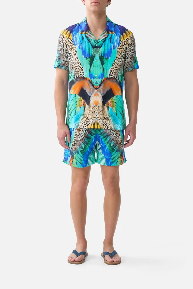 Camilla eBoutique SHORT SLEEVE CAMP COLLARED SHIRT JUNGLE FLIGHT from CAMILLA, photo 1 of 1