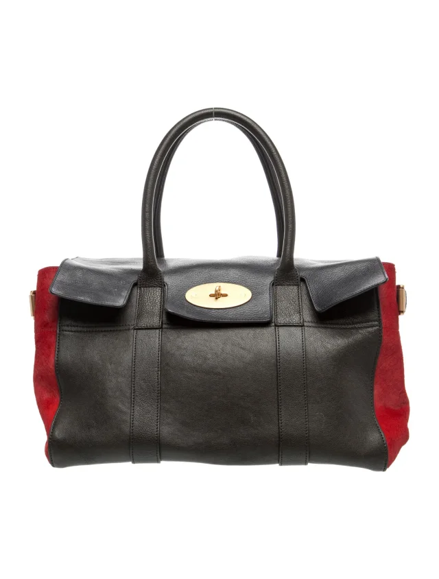 Mulberry Top Handle Bag in black Leather from The RealReal