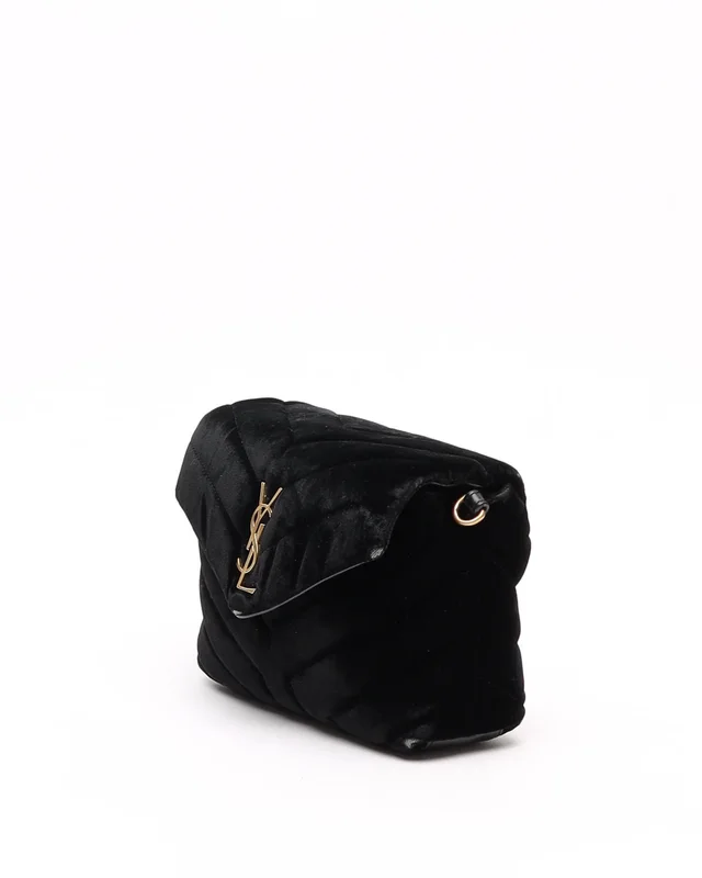 Saint Laurent Loulou Toy Shoulder Bag in Velvet from A Retro Tale, photo 2 of 10