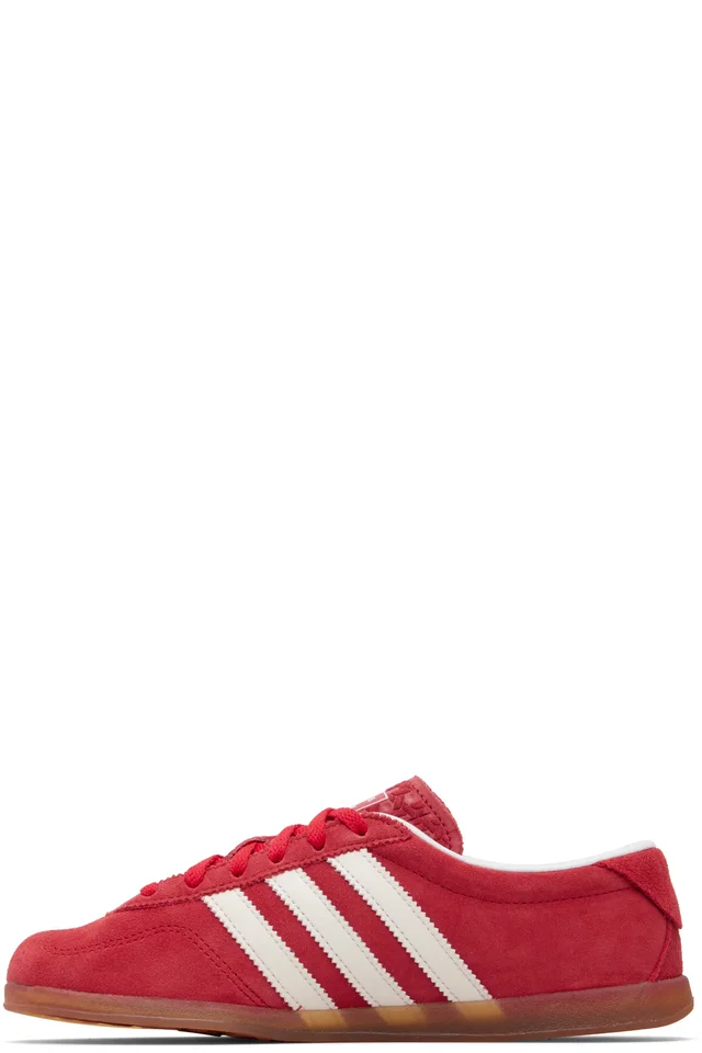 adidas Originals Red Gazelle Lo Pro Sneakers, photo 3 of 5 from SSENSE
