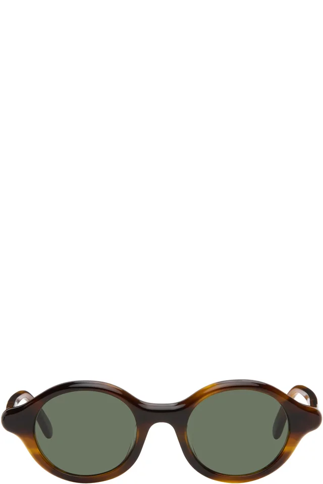 Brown Epsilon Slim Sunglasses, image 1 of 1 from SSENSE