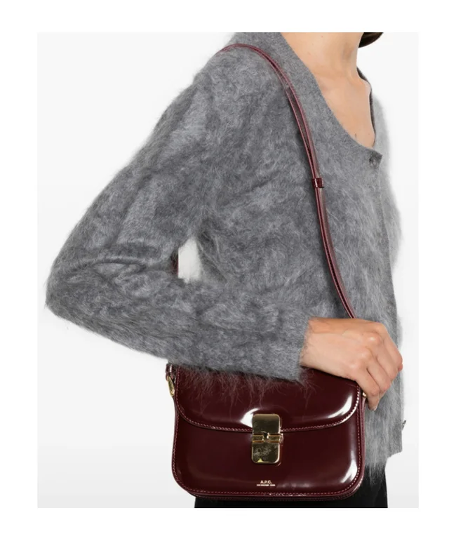 A.P.C. Grace leather mini shoulder bag, photo 2 of 3 from SENSER