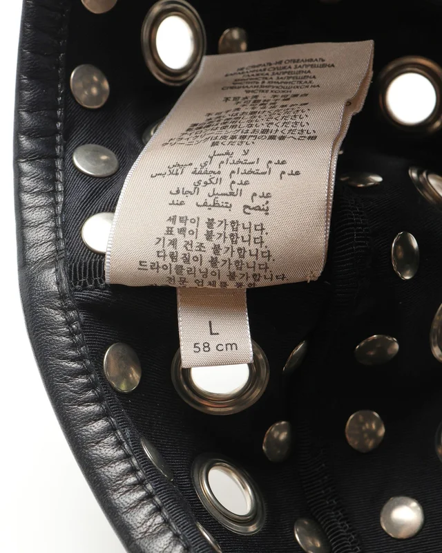 Gucci Embellished Beret, Size L in Leather from A Retro Tale, photo 5 of 6