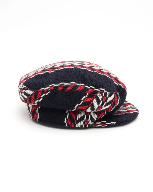 Chanel Wool Newsboy Hat in Wool from A Retro Tale, photo 4 of 5