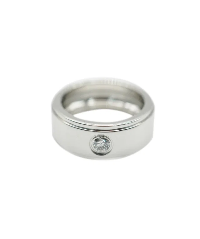 Cartier 'Fortune' diamond (apx. 0.10ct) 18K WG ring, size 53 from Luxury Promise