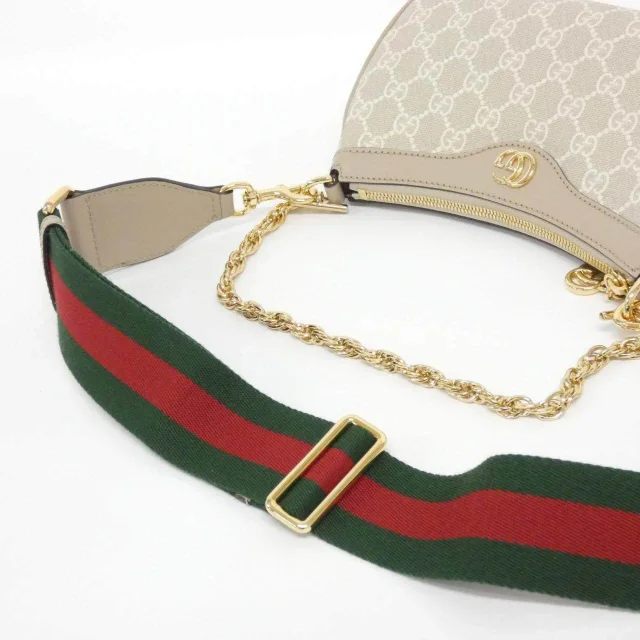 Gucci Ophidia GG Supreme Canvas Shoulder Bag in Beige Canvas from LuxUness, photo 6 of 6