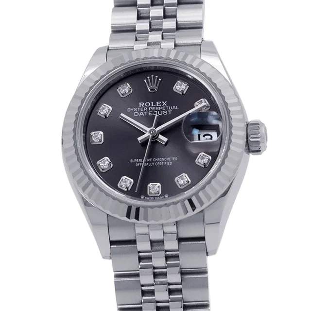 Rolex Datejust W28mm Stainless Steel K18WG Dark Gray Dial279174G in Grey from GALLERY RARE