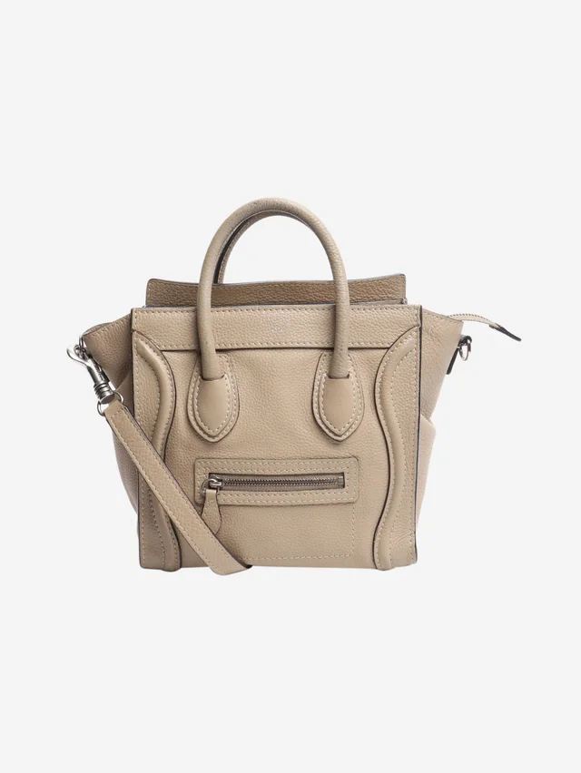 Celine Nano Luggage Calfskin 2Way Handbag in Calfskin from Sign of the Times