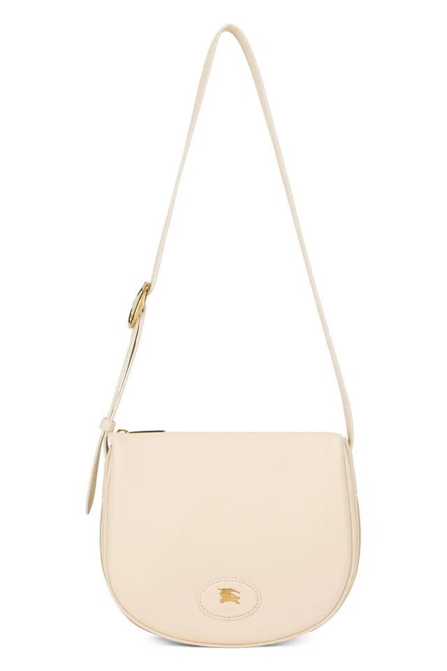 Burberry Tavistock Shoulder Bag — Beige Calfskin in Beige Calfskin from HEWI