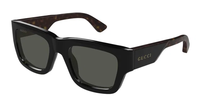 Gucci Gg1668s Sunglasses — Black Acetate in Black from HEWI