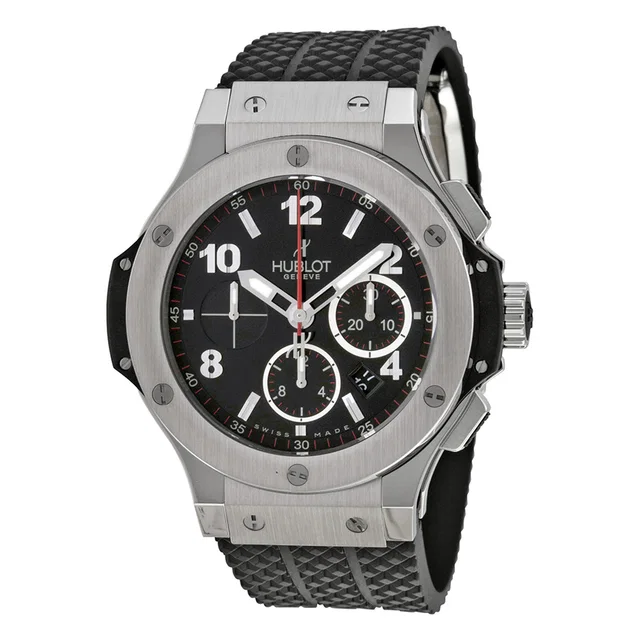 Hublot Big Bang Chronograph Automatic Black Dial Mens Watch 301.SX.130.RX in silver|black|gray from Jomashop.com