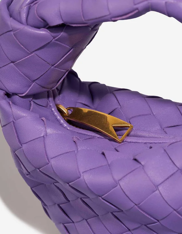 Bottega Veneta Jodie Mini Lamb Purple in Violet Lambskin from SACLÀB, photo 7 of 9