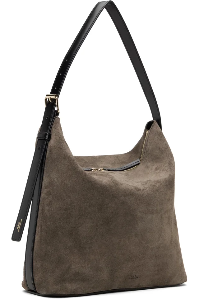 A.P.C. Brown Vera Tote, photo 2 of 4 from SSENSE