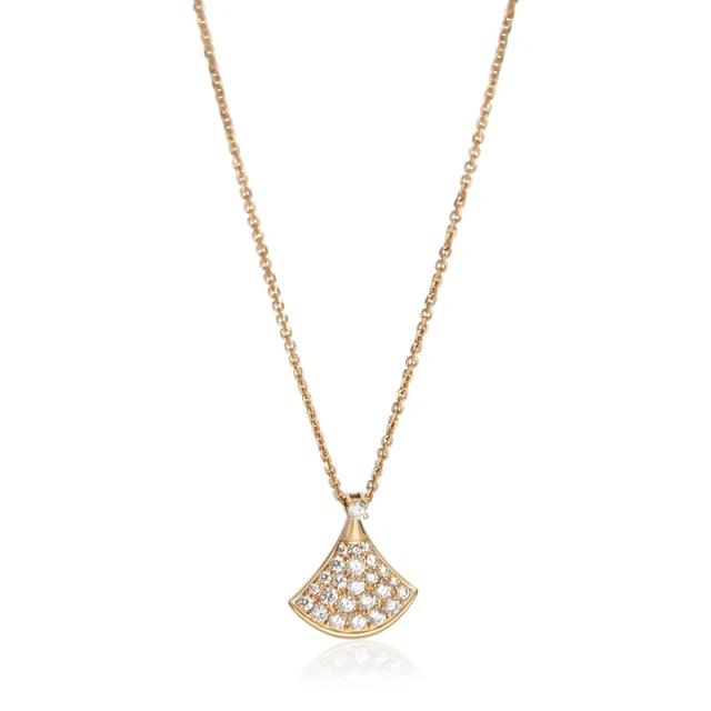 Bvlgari Rose Gold Diamond Divas Dream Pendant 18k in Pink from HEWI