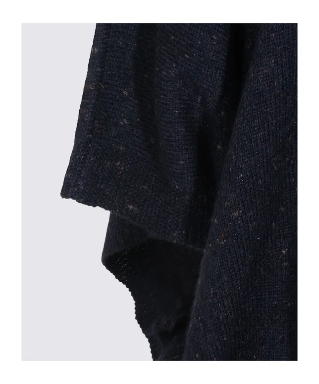 Fabiana Filippi Buttoned Collar Cape, photo 4 of 4 from SENSER