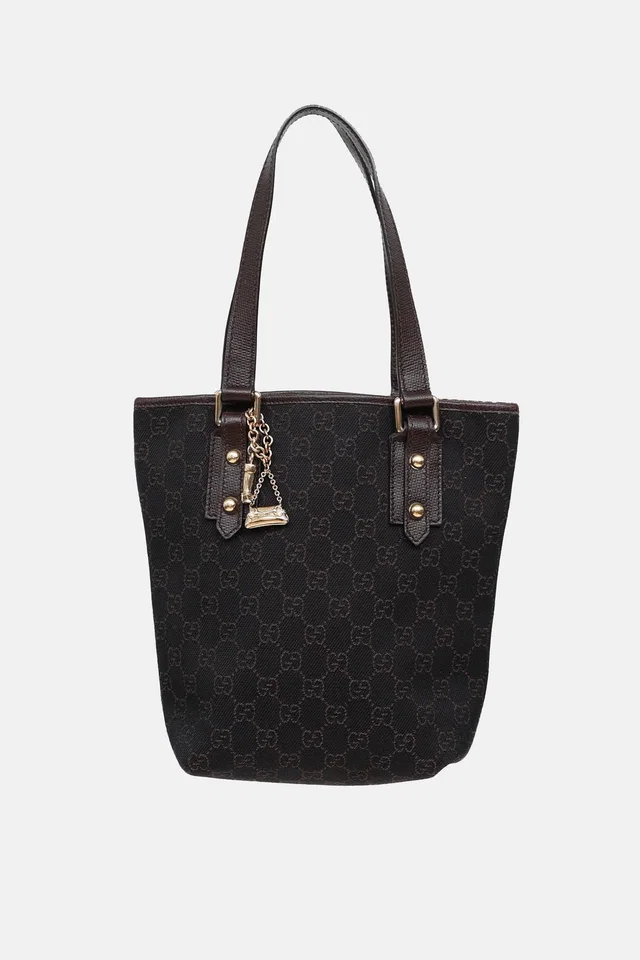 Gucci GG Jolicoeur Tote Bag in Woven leather from VSP Consignment