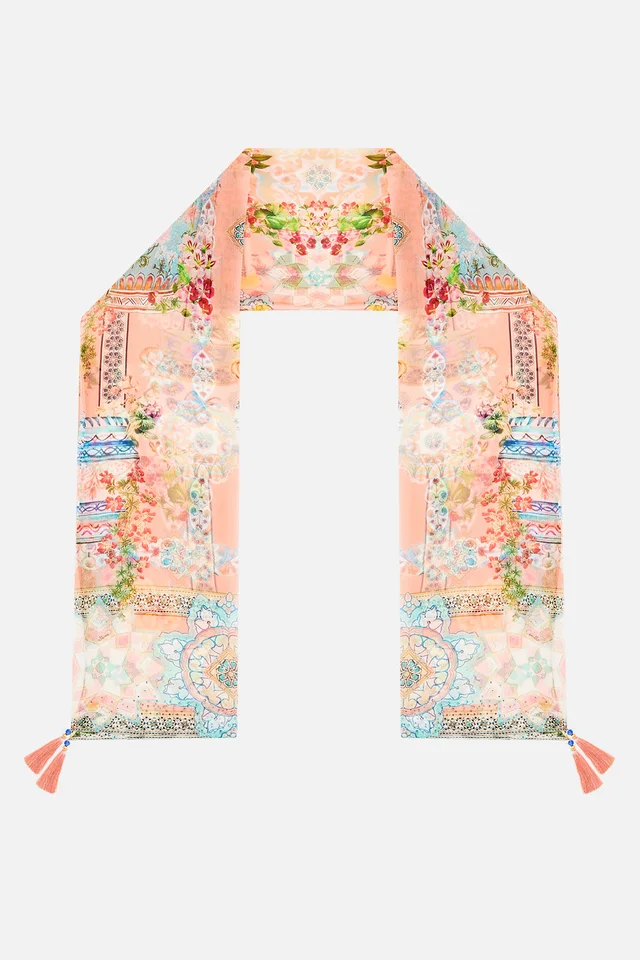 Camilla eBoutique LONG SILK CRINKLE CHIFFON SCARF MEET ME IN MALLORCA from CAMILLA, photo 1 of 1