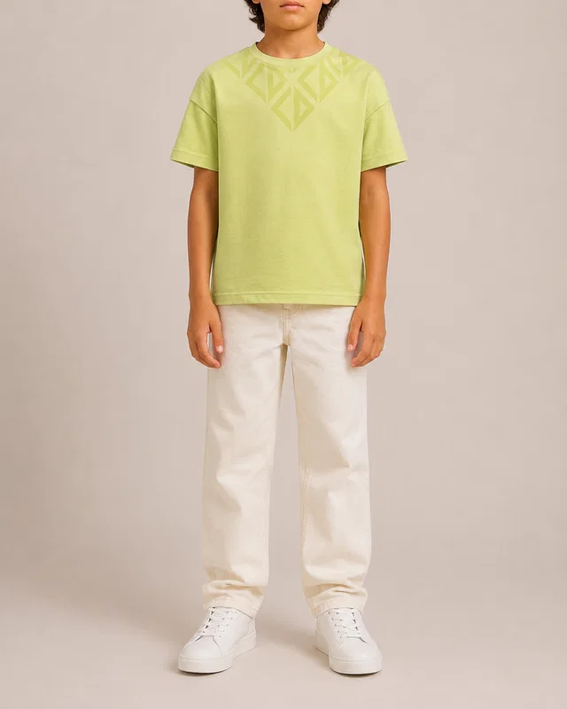Dior Kids Green T-Shirt with CD Prints Size 10 years in Green from Sellier