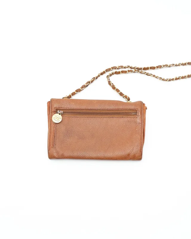 Chanel Coco Mark Mini Wallet on Chain Bag in Caviar leather from A Retro Tale, photo 2 of 9