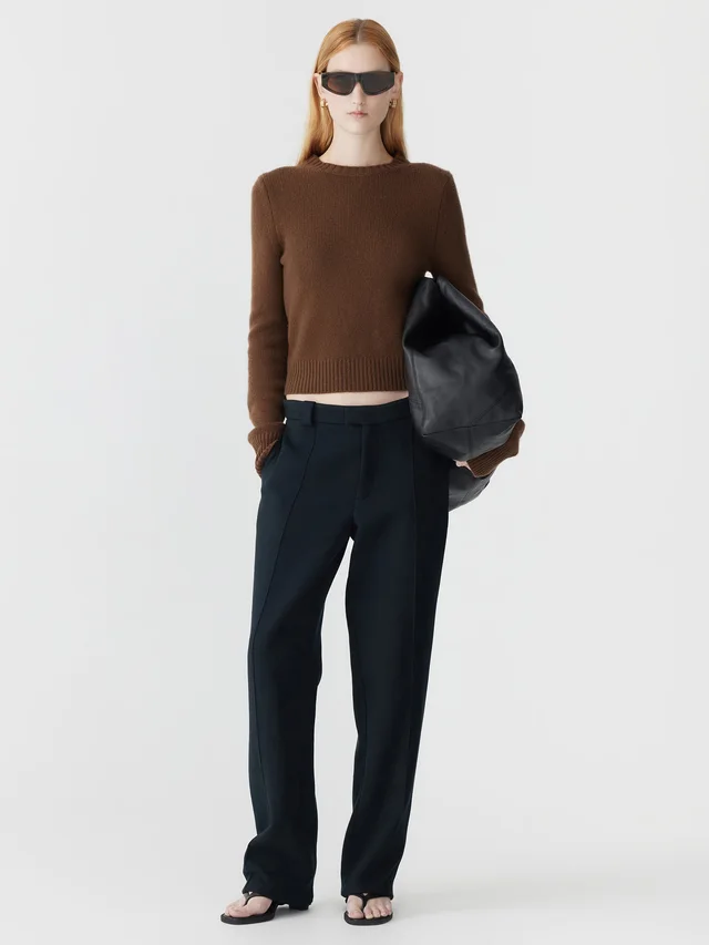 Bassike Raised Twill Straight Leg Pant from bassike, photo 1 of 1