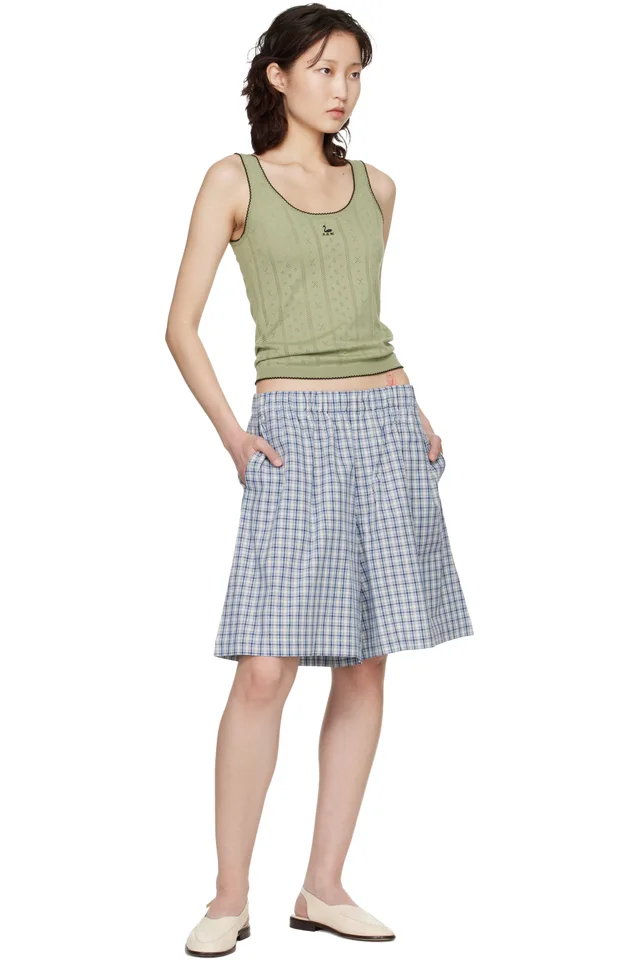 B.B. Wallace Khaki Walker Tank Top, photo 4 of 4 from SSENSE