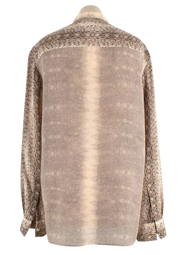 Chloé snakeprint silk blouse in Silk from HEWI