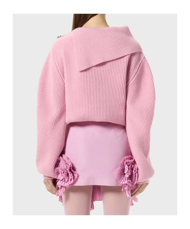 Blumarine Wool jumper with sailor collar and buttons, photo 4 of 4 from SENSER