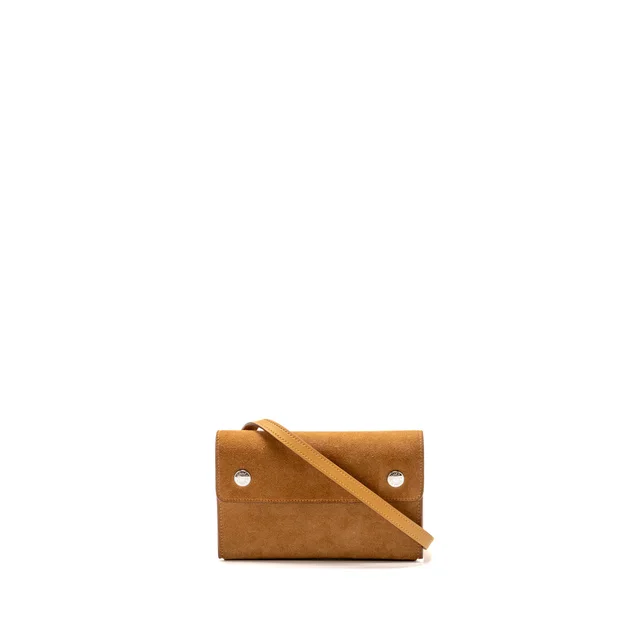 Hermès Hermesnap Suede / Swift Chamois / Sésame SHW Stamp K in Swift leather from EMIER