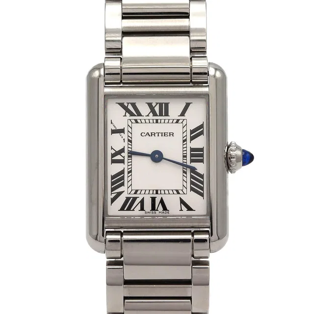 Cartier Tank Must SM SS Quartz Watch from The Reluxe