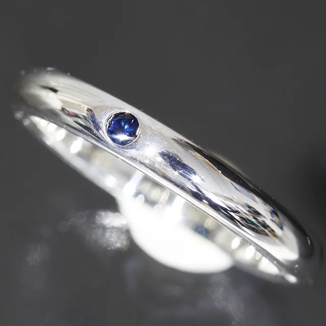 Tiffany & Co. Sapphire Band Ring Silver in Silver from The Reluxe