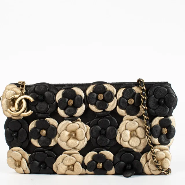 Chanel Camellia Chain Bag in Leather from Labellov