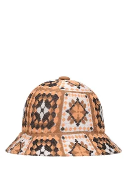 Kangol Geometric patterned bucket hat in 44% Modacrylic, 21% Polyester, 15% Acrylic, 100% Nylon, photo 5 of 6 from LUISAVIAROMA