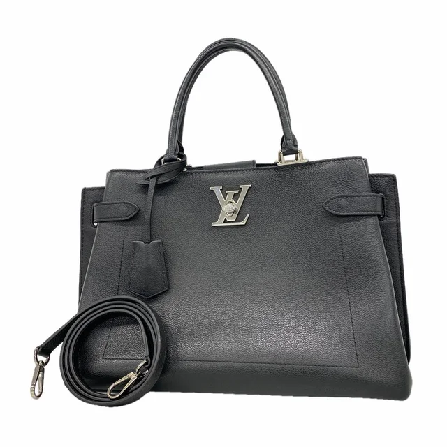 Louis Vuitton Handbag Lockme Day Noir 2-Way Bag in Black from The Reluxe