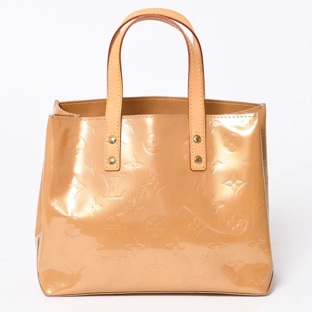 Louis Vuitton Tote Bag Gold Vernis Beige in Beige from The Reluxe