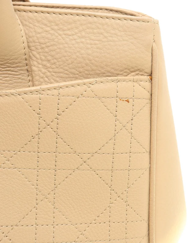 Dior Cannage D Buckle Tote Shoulder Bag in Leather from A Retro Tale, photo 10 of 13