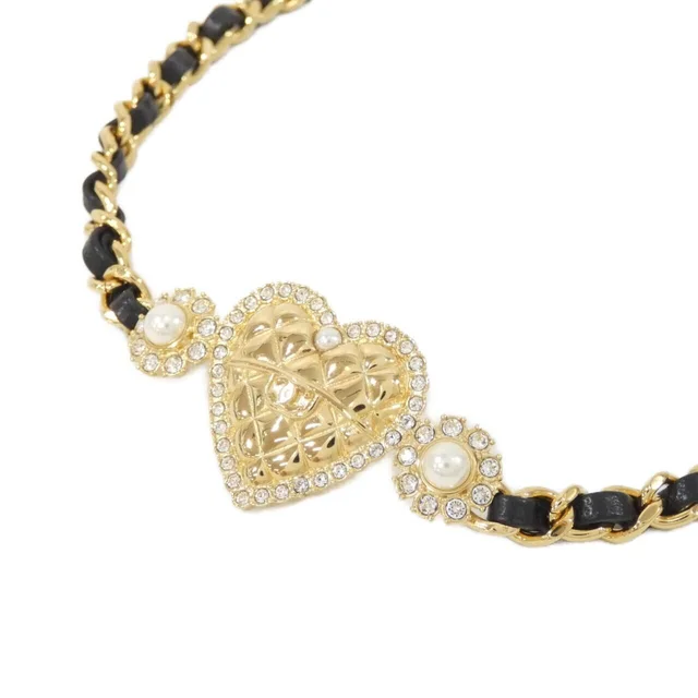 Chanel Choker Necklace Gold in Gold from The Reluxe