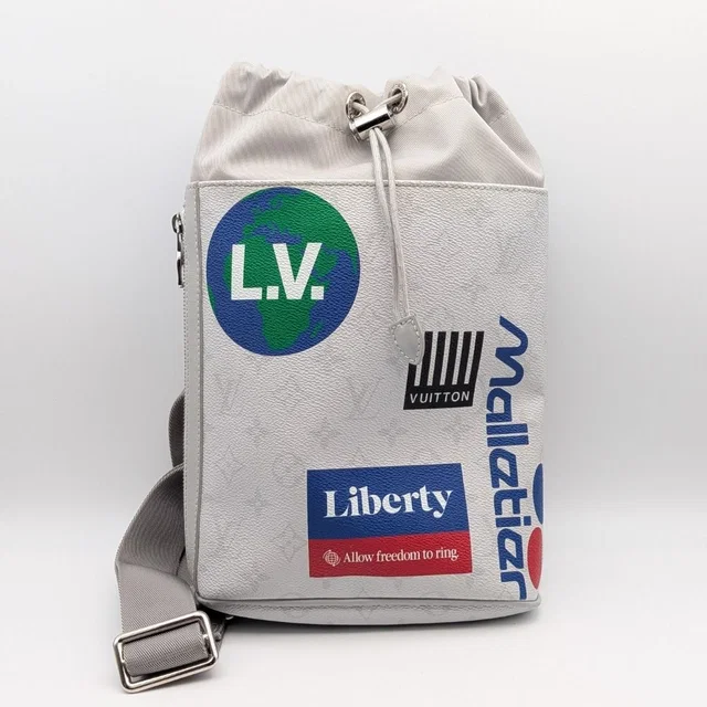 Louis Vuitton Chalk Sling Bag Monogram White Logo in White from The Reluxe