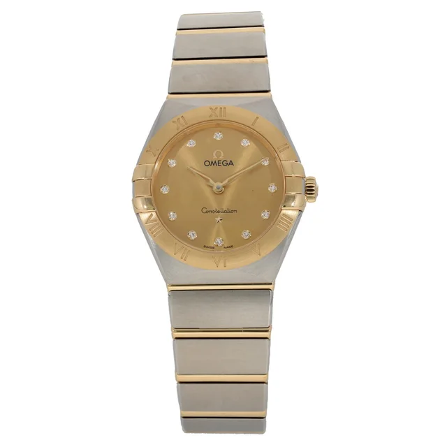 Omega Constellation 131.20.28.60.58.001 28mm Bi-Colour Watch from H&T
