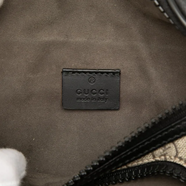 Beige Gucci GG Supreme Belt Bag in Beige Coated canvas from Designer Revival, photo 2 of 2