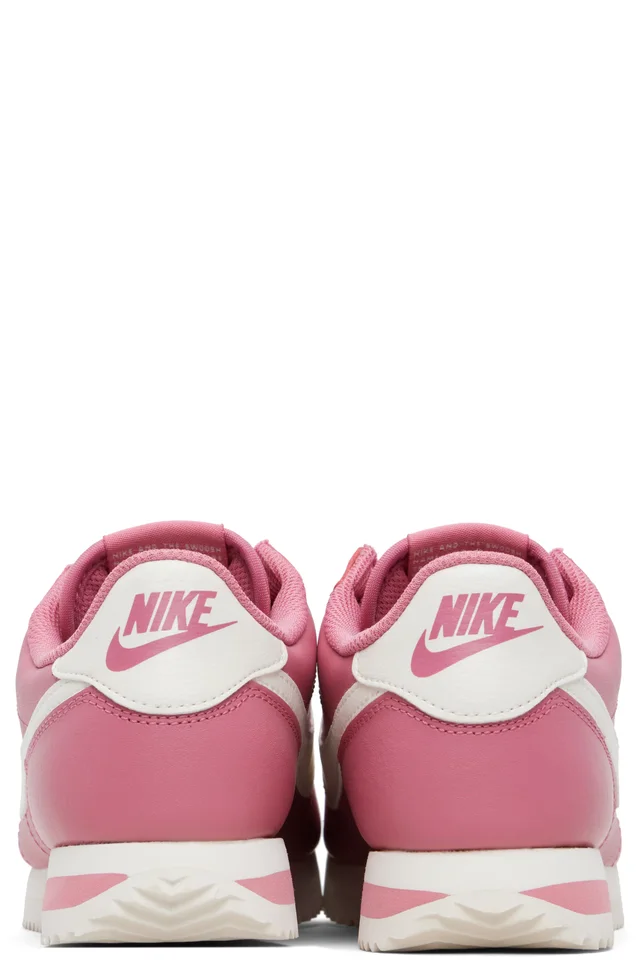 Nike Pink Cortez Leather Sneakers, photo 2 of 5 from SSENSE