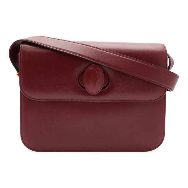 Must de Cartier Leather Shoulder Bag in Leather from LuxUness