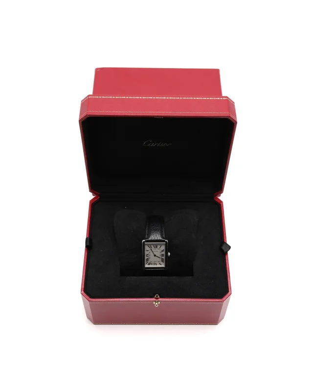 Cartier Tank Solo 27mm Ref 3169 Watch in Leather from A Retro Tale, photo 2 of 2