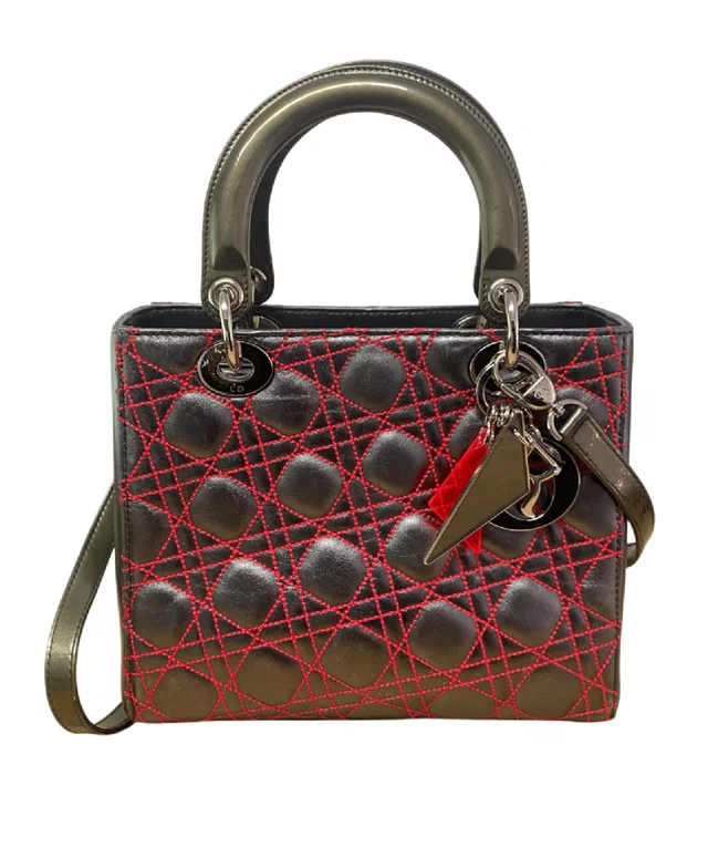 Multicolor Lady Dior bag in Multicolor Leather from Luxury Promise