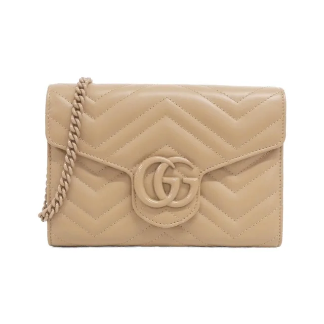 Gucci GG Marmont Aabzk Shoulder Bag in Leather from The Reluxe