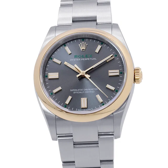 Rolex Oyster Perpetual 36 W36mm Stainless Steel K18YG Slate Dial126003 from GALLERY RARE