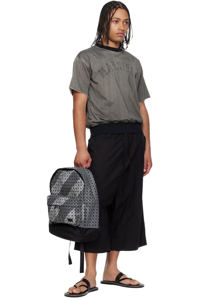 BAO BAO ISSEY MIYAKE Gray Daypack Autobahn Backpack, photo 4 of 4 from SSENSE